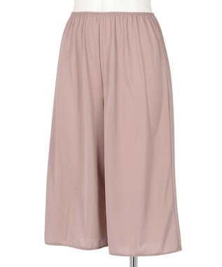 AMPHI キュロットペチコート 吸汗速乾性 アウターにひびきにくい シンプル ランジェリー 65cm丈 HFF123 アンフィ／ワコール ブラウン