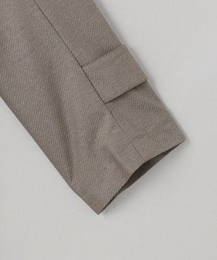 GOTAIRIKU 25年新作/3シーズン対応【防水/軽量/シワになりにくい】メランジカルゼ ステンカラーコート_無地 ベージュ系