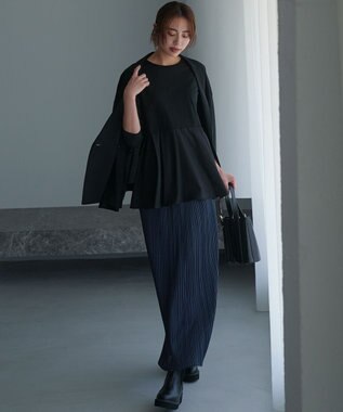 23区 【Oggi8月号掲載】クリア ミニ ショルダーバッグ ブラック系