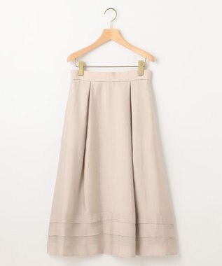 組曲 ラメオーガンジー スカート サンドベージュ系