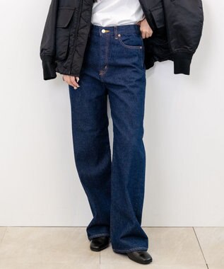 caqu sagging baggy ワイドシルエットデニム rinse