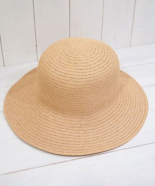 石田製帽 美濃和紙 × コットンブレード ウォッシャブルクロッシェ ハット ベージュ