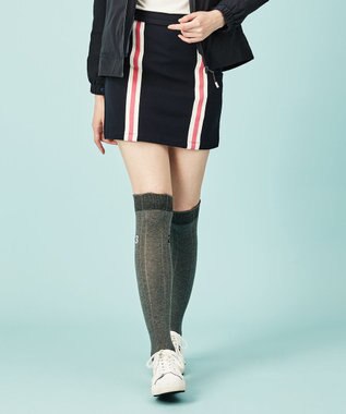 23区GOLF 【WOMEN】ミラノリブ裏起毛 ライン スカート