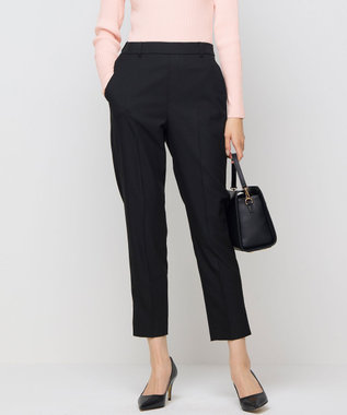 組曲 【WEB限定カラーあり】ウールライクストレッチ イージーパンツ 【WEB限定】ブラック系9