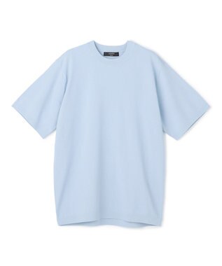 JOSEPH HOMME 【新色追加】リュクスレーヨン　クルーネック半袖ニット スカイブルー系