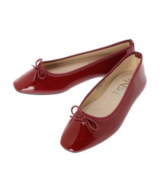 Green Parks ・ＬＥＮＡ　エナメルバレエシューズ Red