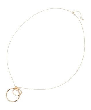 YECCA VECCA ノットフープワントップネックレス Gold