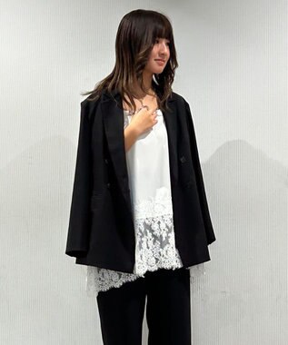 UNFILO レースヘム キャミソール