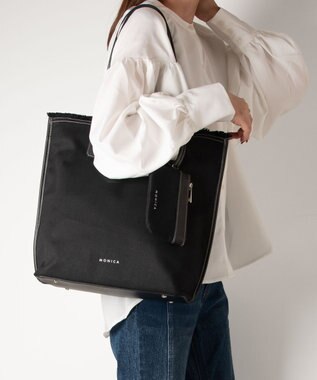 LA BAGAGERIE 【MONICA】A4フリンジキャンバストート ブラック