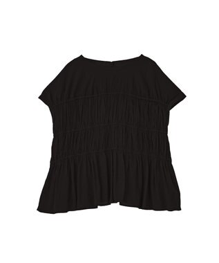 CRAFT STANDARD BOUTIQUE ヴィンテージボイルギャザーブラウス Black