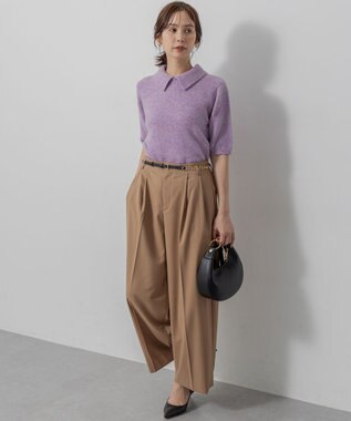 組曲 【加藤ローサさん着用】キャットショルダー バッグ ブラック系