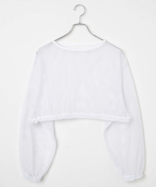 WEGO メッシュサイドドロストトップス ホワイト