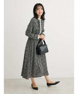 Green Parks ・ＥＬＥＮＣＡＲＥ　ＤＵＥ　コバナパイピングワンピ Black