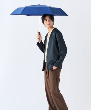 MOONBAT 【超撥水】フロータス (FLO(A)TUS) 折りたたみ傘 無地 UV 55cm ディープブルー