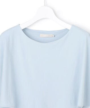 ICB 【WEB限定カラーあり】マットスキューバ ケープデザインカットソー サックス