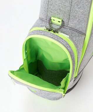 PW CIRCULUS 【25秋冬 新色追加！】【UNISEX】デタッチャブル キャディバッグ　取っ手付ポーチ・シューズケース付  ゴルフ グレー系