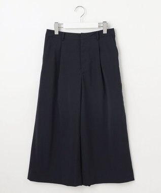 J.PRESS LADIES 【洗える】GORIAN TWILL クロップド パンツ ダークネイビー系