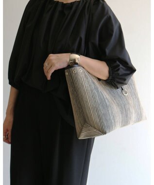 MORROW by thank 【A4サイズ収納可/軽量】VIVIAN OBLONG トートバッグ ミックスストライプ