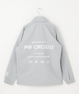 PW CIRCULUS 【 耐水圧20000mm  / レイン対応 】【UNISEX】防水レインブルゾン ゴルフ グレー系