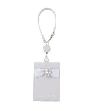 Maison de FLEUR ブルーマニアパスケース Grayish Blue