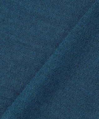 自由区 【洗える】ウールニットコンビジャージー ライトアウター リッツブルー系