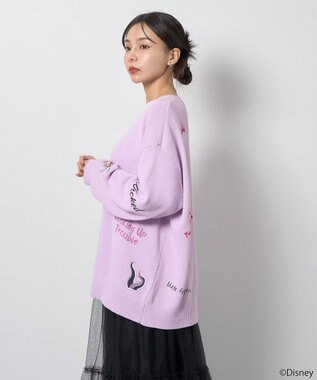 earth music&ecology Ｖｉｌｌａｉｎｓ　アースラ／ニットカーディガン Purple