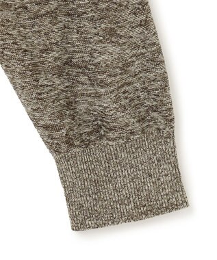 JOSEPH HOMME ナイロンムリネメランジ　クルーネックニット キャメル系