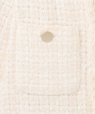 GRACE CONTINENTAL ツイードショートコート キナリ