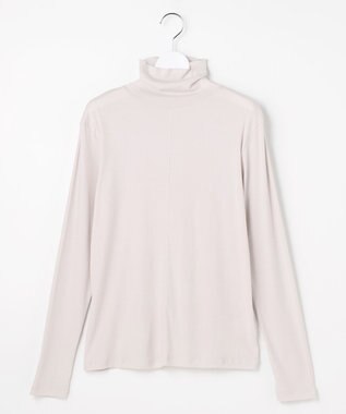 J.PRESS LADIES S タートルジャージー カットソー グレージュ系