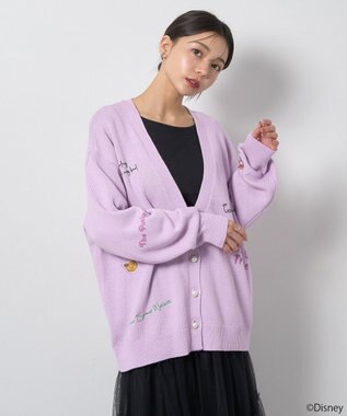 earth music&ecology Ｖｉｌｌａｉｎｓ　アースラ／ニットカーディガン Purple