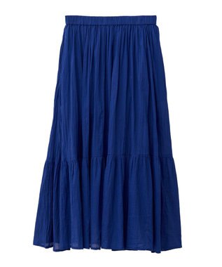 AMERICAN HOLIC ボイルクリンクルティアードスカート Blue