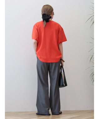 AMERICAN HOLIC 異素材ショルダー切替カットプルオーバー Red