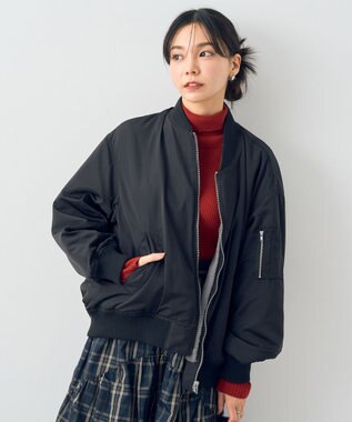 earth music&ecology リバーシブルMA-1 ブラック