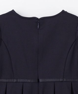 ANY KIDS レース付き きちんと ワンピース ネイビー