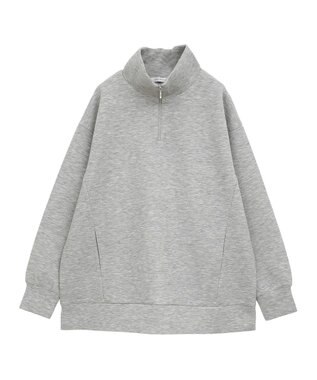 AMERICAN HOLIC ハーフＺＩＰポンチプルオーバー Light Gray Mixture