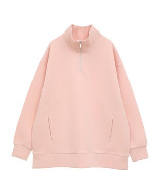 AMERICAN HOLIC ハーフＺＩＰポンチプルオーバー Pink