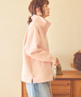 AMERICAN HOLIC ハーフＺＩＰポンチプルオーバー Pink