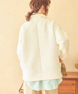 AMERICAN HOLIC ハーフＺＩＰポンチプルオーバー Off White