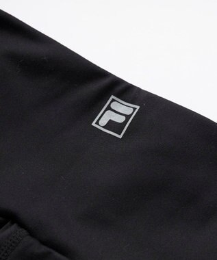 OP／FILA 【FILA】フィットネスウェア 2点セット ブラック×グレー
