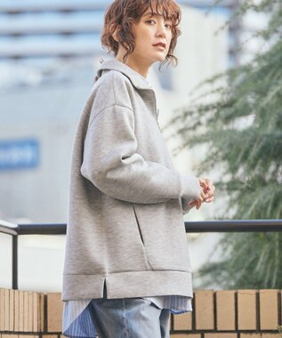 AMERICAN HOLIC ハーフＺＩＰポンチプルオーバー Light Gray Mixture