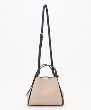 組曲 ノットデザインMINI バッグ ライトグレー系