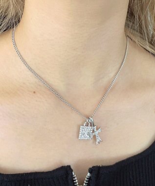 WEGO L2Pラインストーンモチーフネックレス