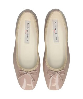 Bridget Birkin ＜3E＞【Bridget Birkin Walk】シンプルリボンバレエパンプス ライトピンクエナメル