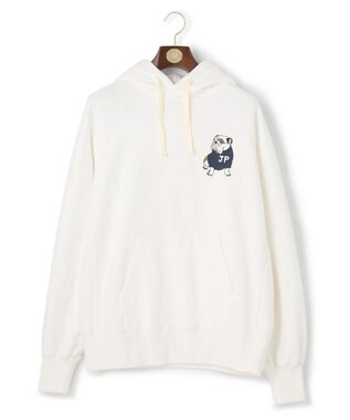 J.PRESS MEN 【Pennant Label】Hoodie / Bulldog ホワイト系