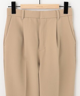 SHARE PARK LADIES 【洗える】ダブルクロスストレッチパンツ ベージュ