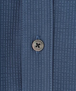 JOSEPH HOMME コンパクトサッカージャージー　ポロシャツ ダルブルー系