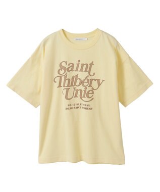 AMERICAN HOLIC デザインロゴプリントＴシャツ Yellow
