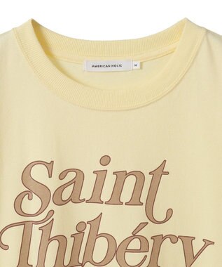 AMERICAN HOLIC デザインロゴプリントＴシャツ Yellow