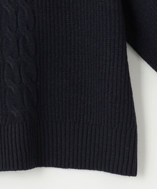 ANY SIS 【2SET】ニットレイヤード セット ネイビー