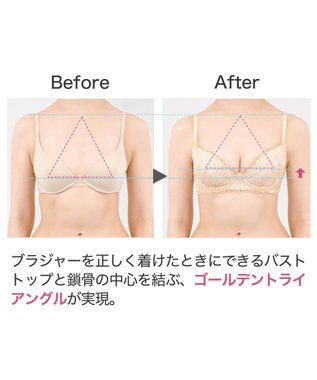 BRADELIS New York 【BRADELIS New York】ウェンディステップ１ブラ23S2 ふんわり包んで土台を作る育乳補整ブラ マリーゴールド